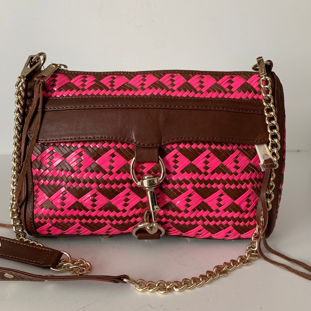 NEW Rebecca Minkoff Mac Woven Crossbody